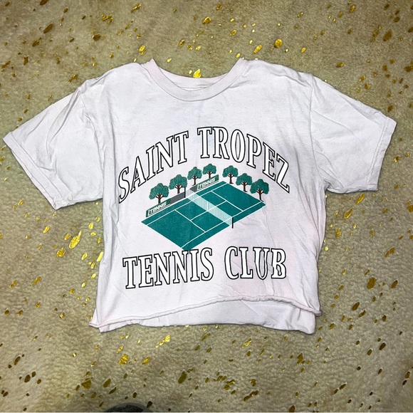 Tops Saint Tropez Tennis Club Crop Top Poshmark
